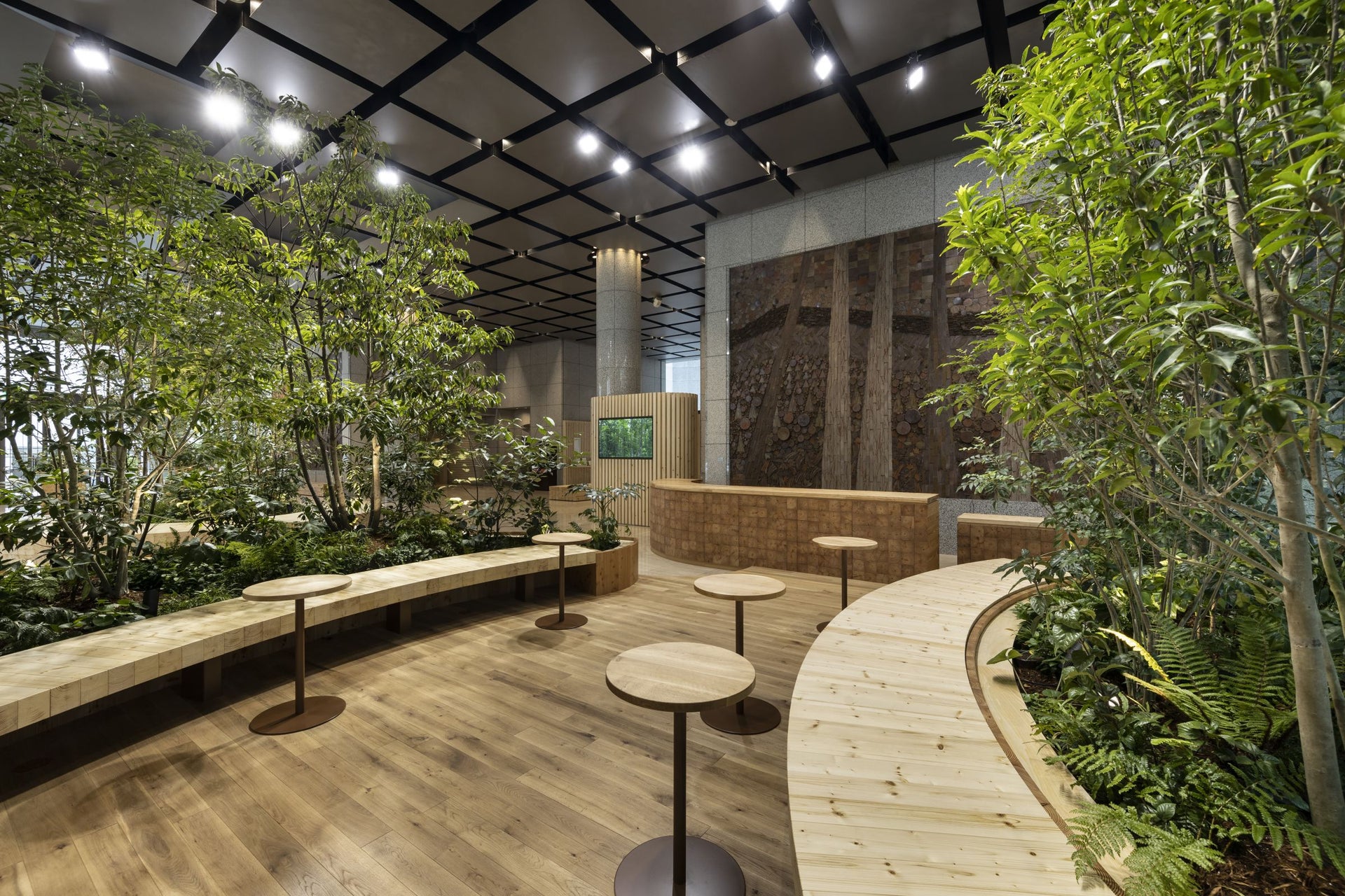 Oji Holdings Head Office 1F Entrance Renewal